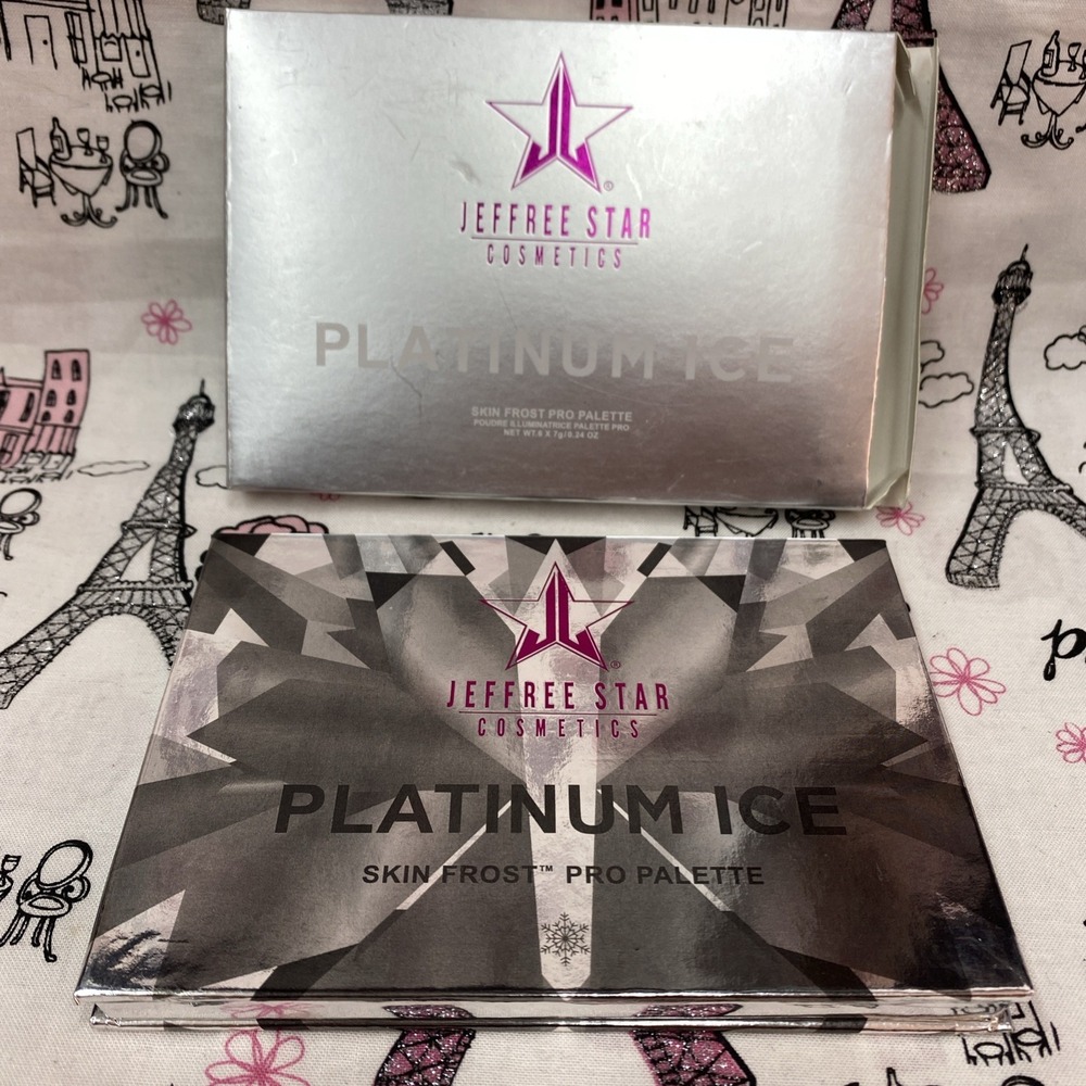 Jeffree Star Cosmetics Platinum Ice Skin Frost Pro Palette DISCONTINUED